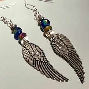 Angel Wing Earrings.